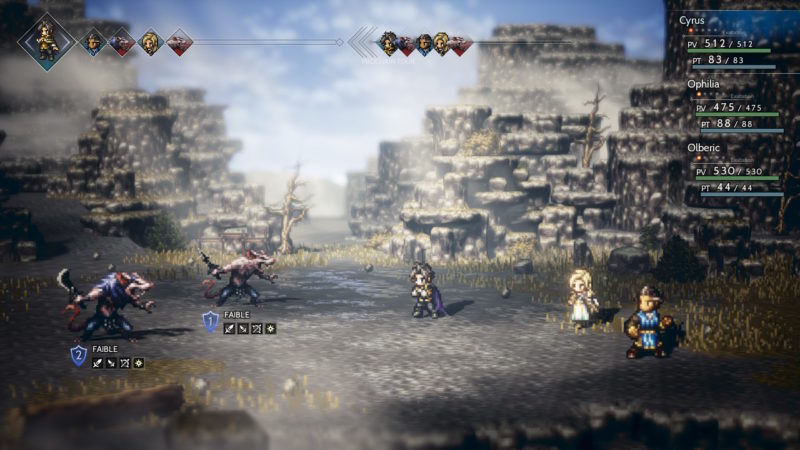 Octopath Traveler - dream team