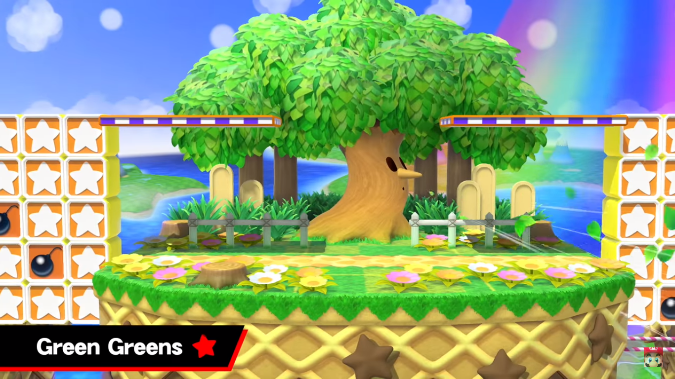 Super Smash Bros. Ultimate - Green Greens stage