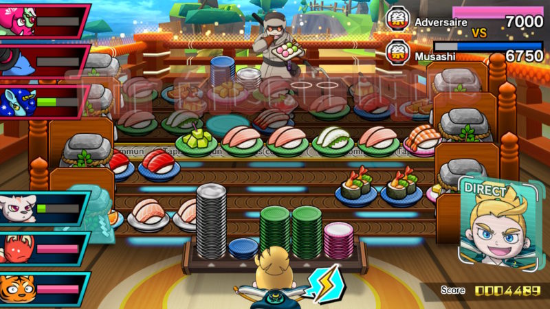 Sushi Striker - Bonne pile de vaisselle