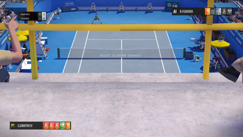 Test Tennis World Tour - bug caméra 2