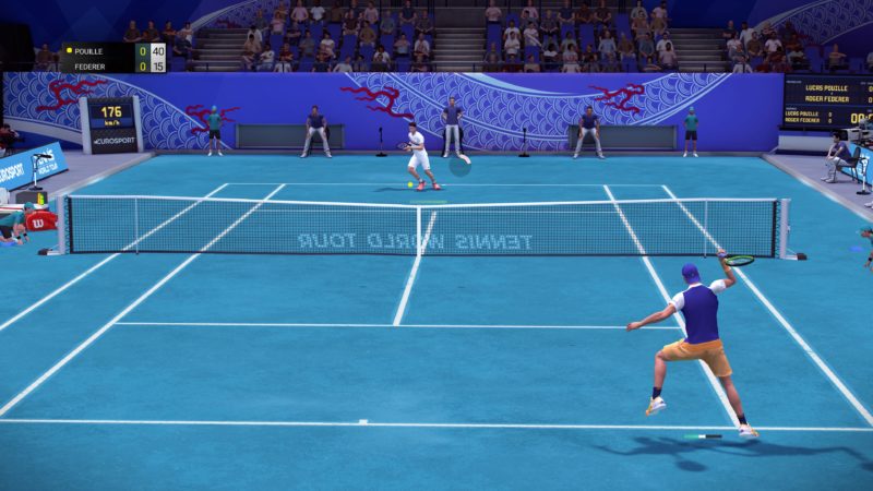 Test Tennis World Tour - match Federer VS Pouille