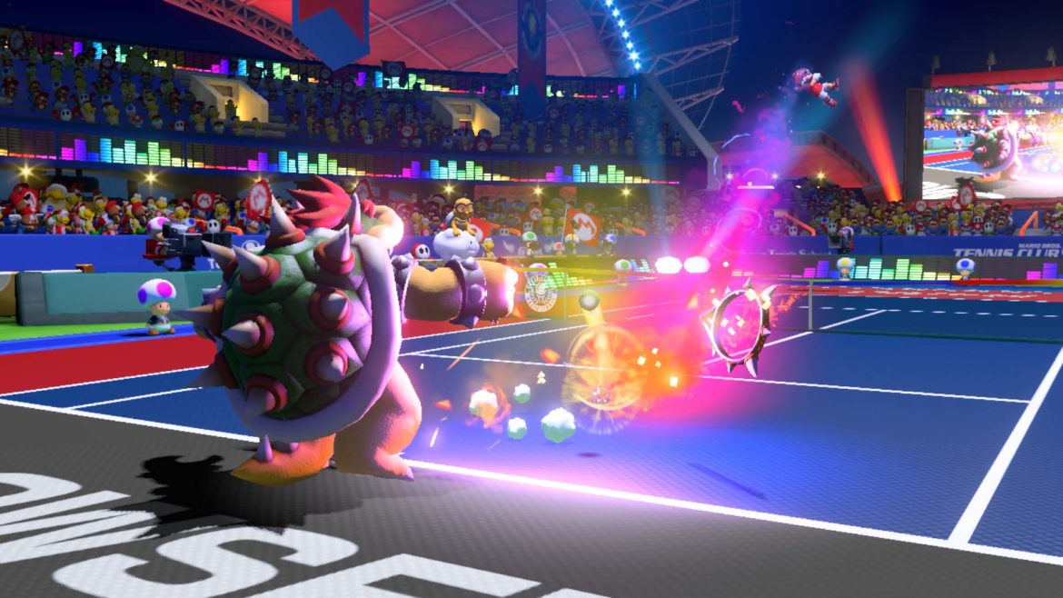 preview mario tennis aces - bowser