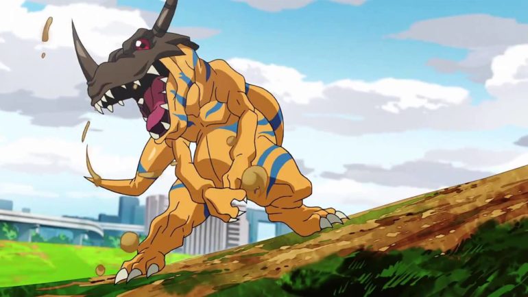 Digimon Survive - Greymon anime