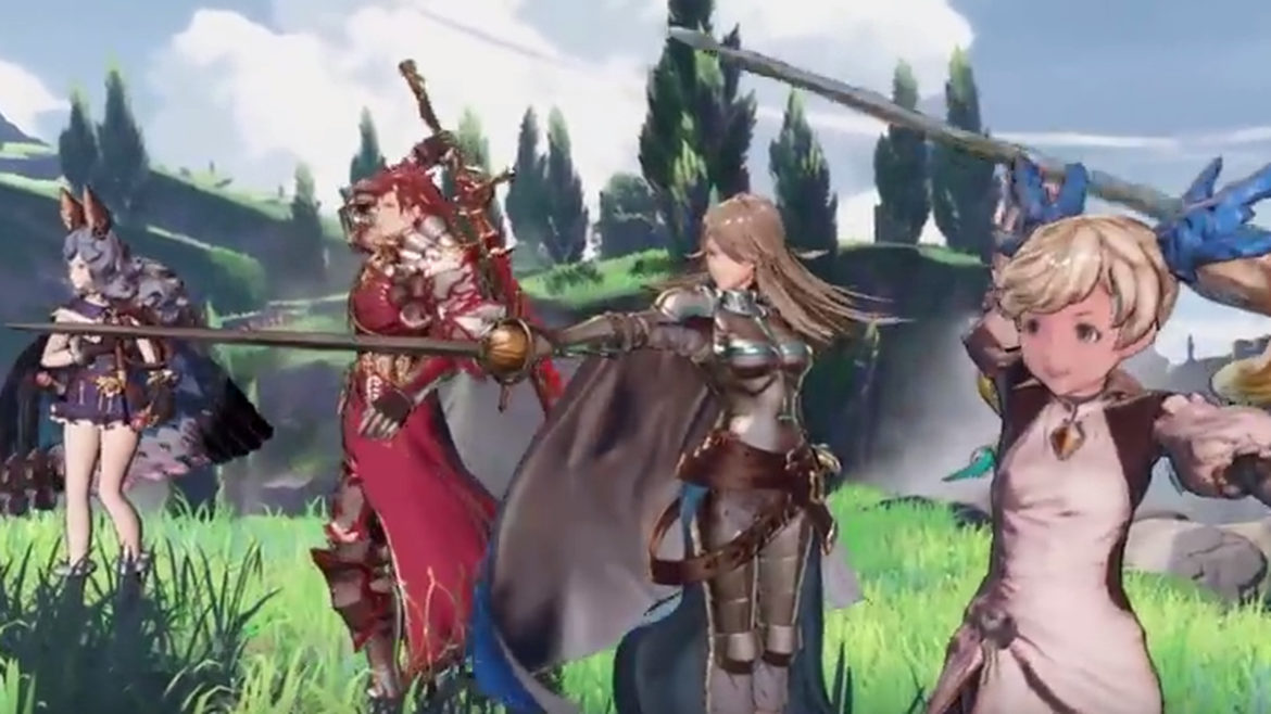 Granblue Fantasy Project RE:Link Héroïne Position de garde