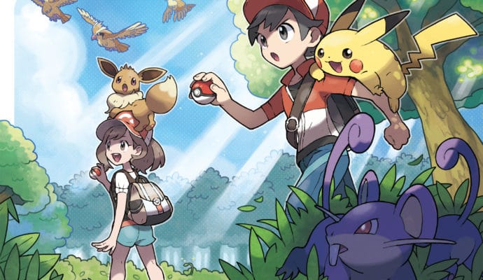 Pokémon: Let's Go, Pikachu ! Artwork des dresseurs