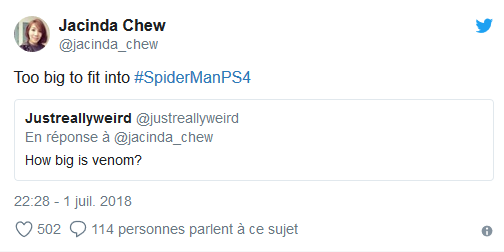 Spider-Man Tweet