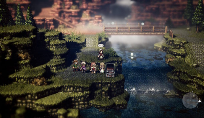 Test Octopath Traveler - rivière