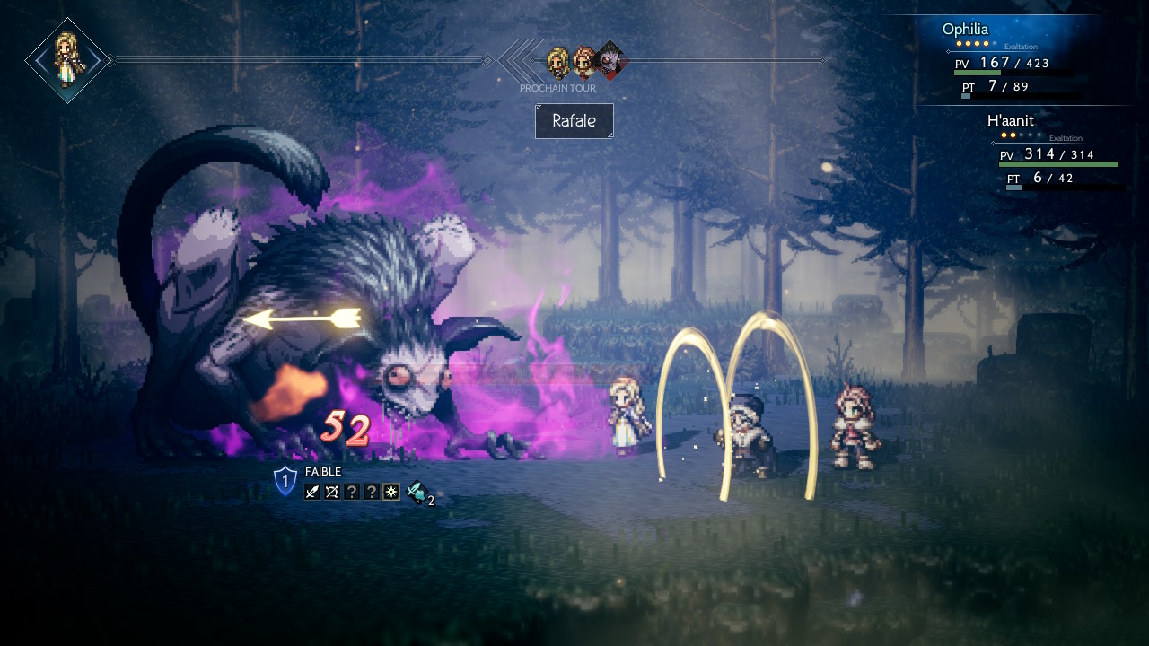 Test Octopath Traveler - boss