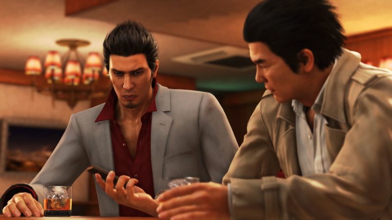 Yakuza boire un coup avec Date-san