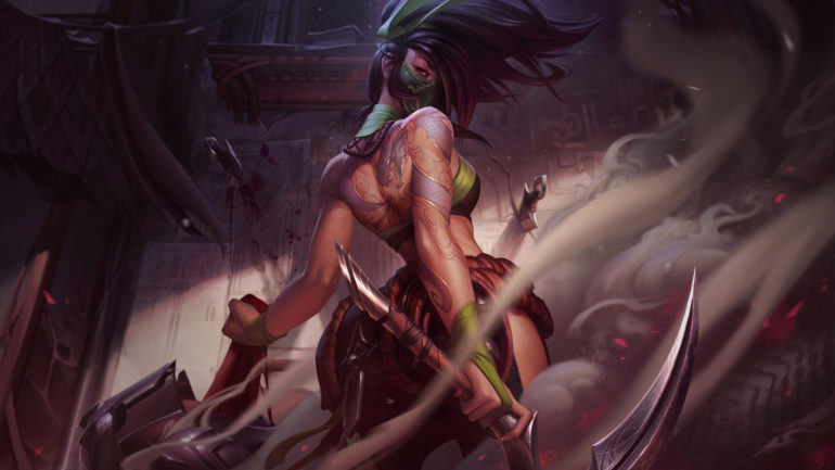 League of Legends Akali Base