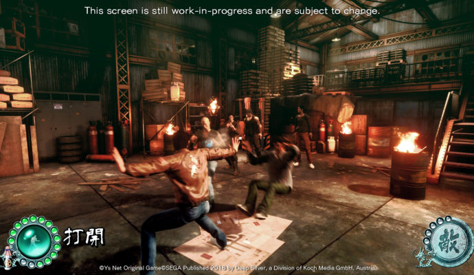 Shenmue III interface AI Battling