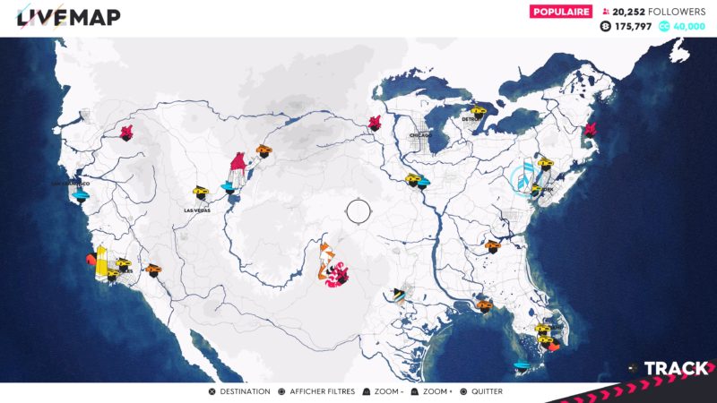 test the crew 2 - carte du jeu