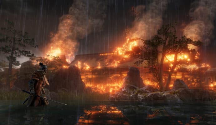 sekiro shadows die twice: maison en feu