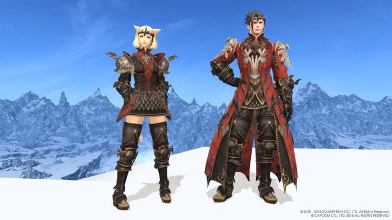 Final Fantasy XIV - armures Rathalos