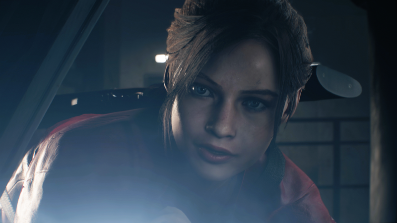 resident evil 2 claire redfield portrait