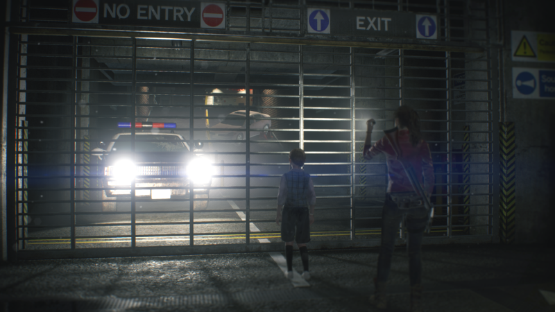 resident evil 2 claire sherry parking