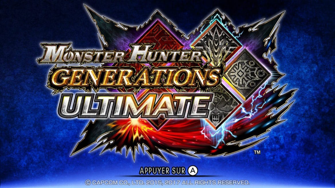 Monster Hunter Generations Ultimate - Ecran titre