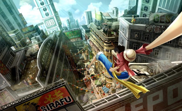 One Piece World Seeker Luffy en ville