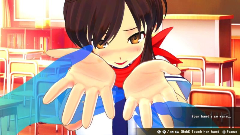 Senran Kagura Reflexions - Massage des mains