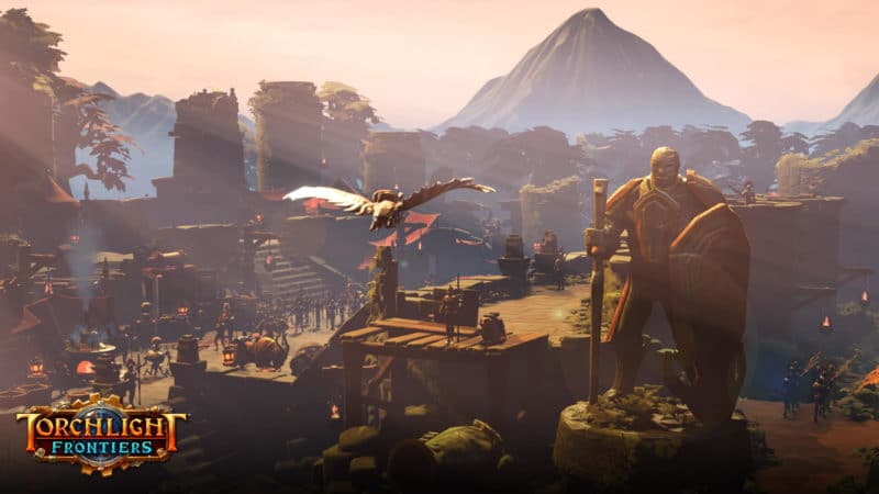 Torchlight Frontiers : paysage du jeu