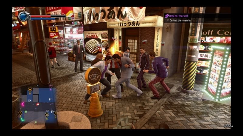 Yakuza Kiwami 2 combat