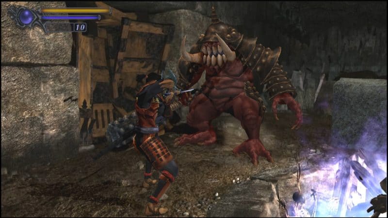 onimusha warlords hd combat boss