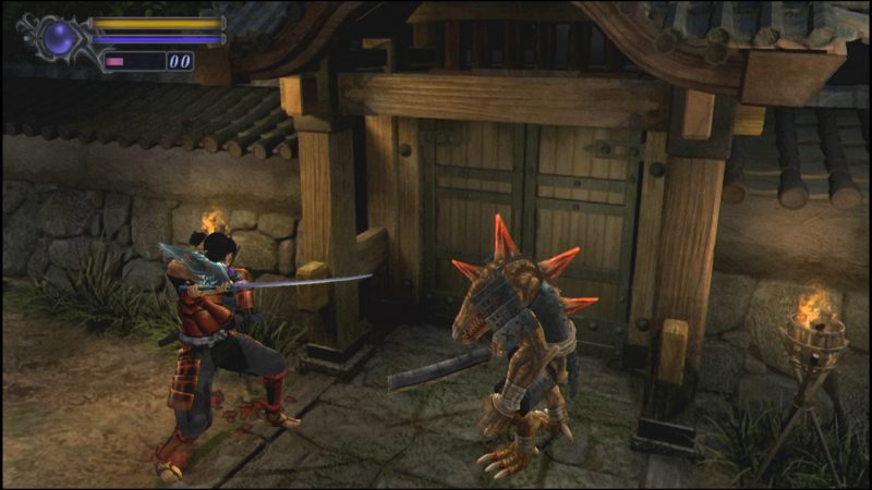 onimusha warlords hd combat extérieur