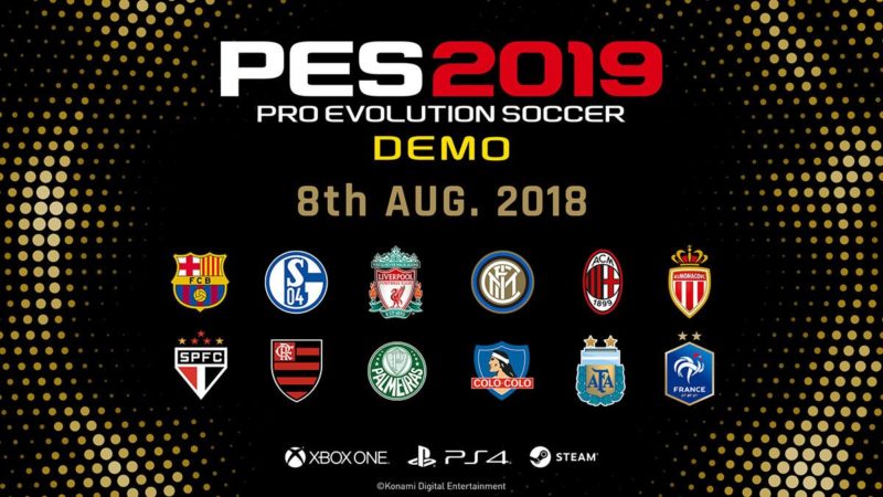 PES 2019 démo