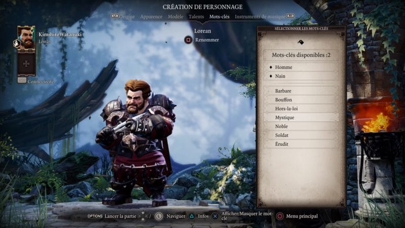 Divinity: Original Sin II Definitive Edition création de personnage