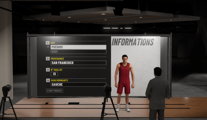 NBA 2K19 - création de mon joueur