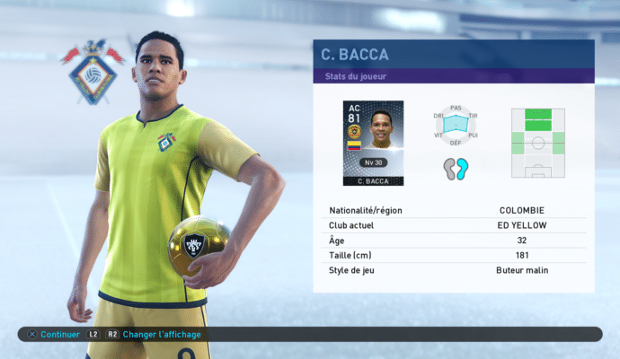 pes 2019 bacca