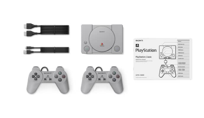 PlayStation Classic - contenu boîte