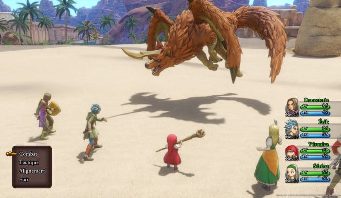 Test Dragon Quest XI - combat