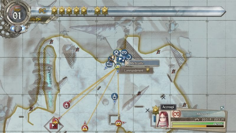 Valkyria Chronicles 4 mode carte