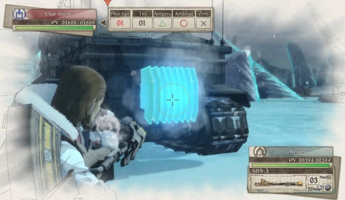 Valkyria Chronicles 4 point faible du tank