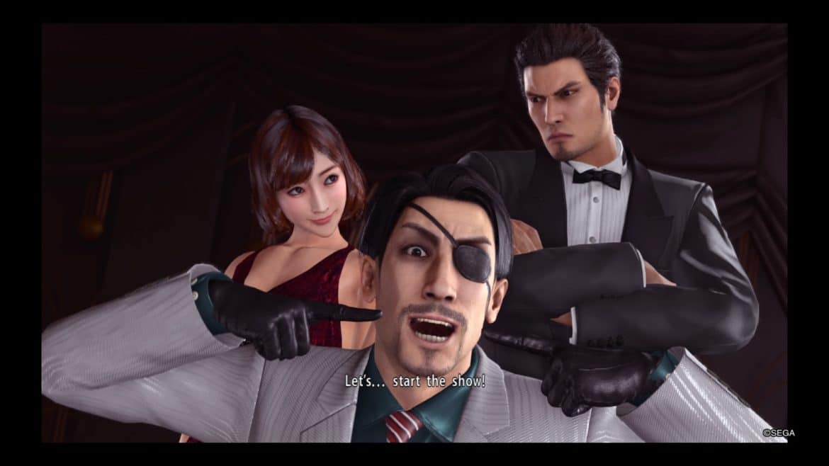 Yakuza Kiwami 2 Kiryu, Kirara et Majima