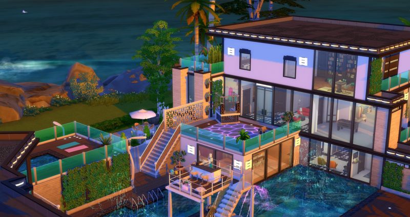 Sims 4 caraïbes maison