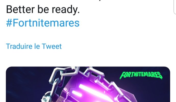 Fortnite - Fortnightmares tweet 2