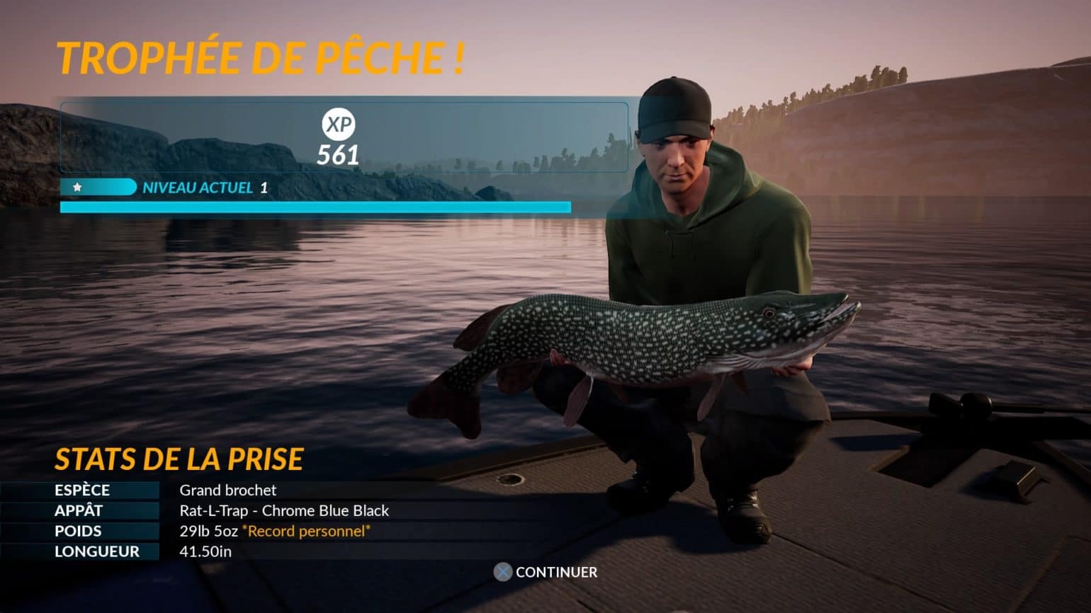 Fishing Sim World un brochet