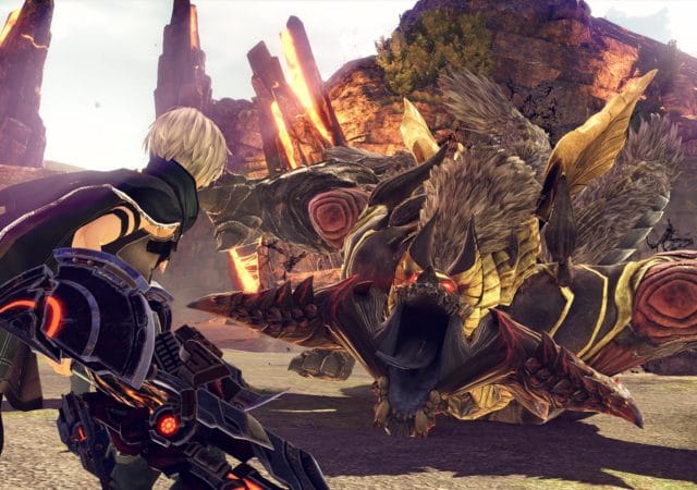 God Eater 3 notre héros face à un aragami