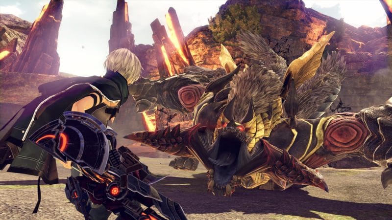 God Eater 3 notre héros face à un aragami