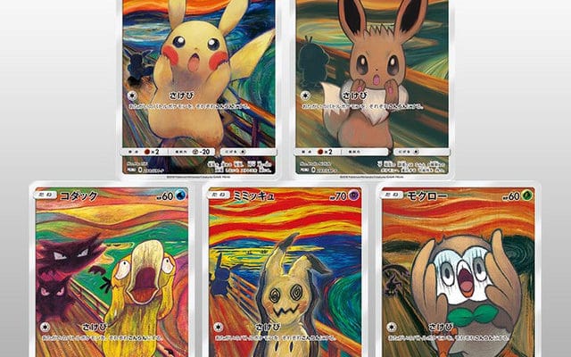 Pokemon - Munch, Le Cri, Pikachu, Psykokwak