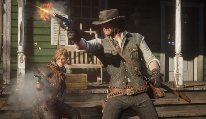 Red Dead Redemption 2 échange de coups de feu