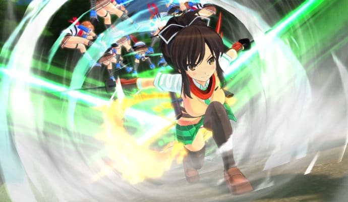 Senran Kagura Burst Re: Newal Asuka combat