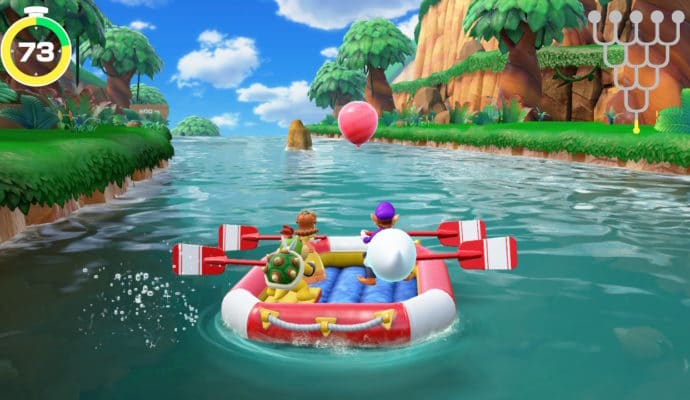 Super Mario Party - Excursion en rafting