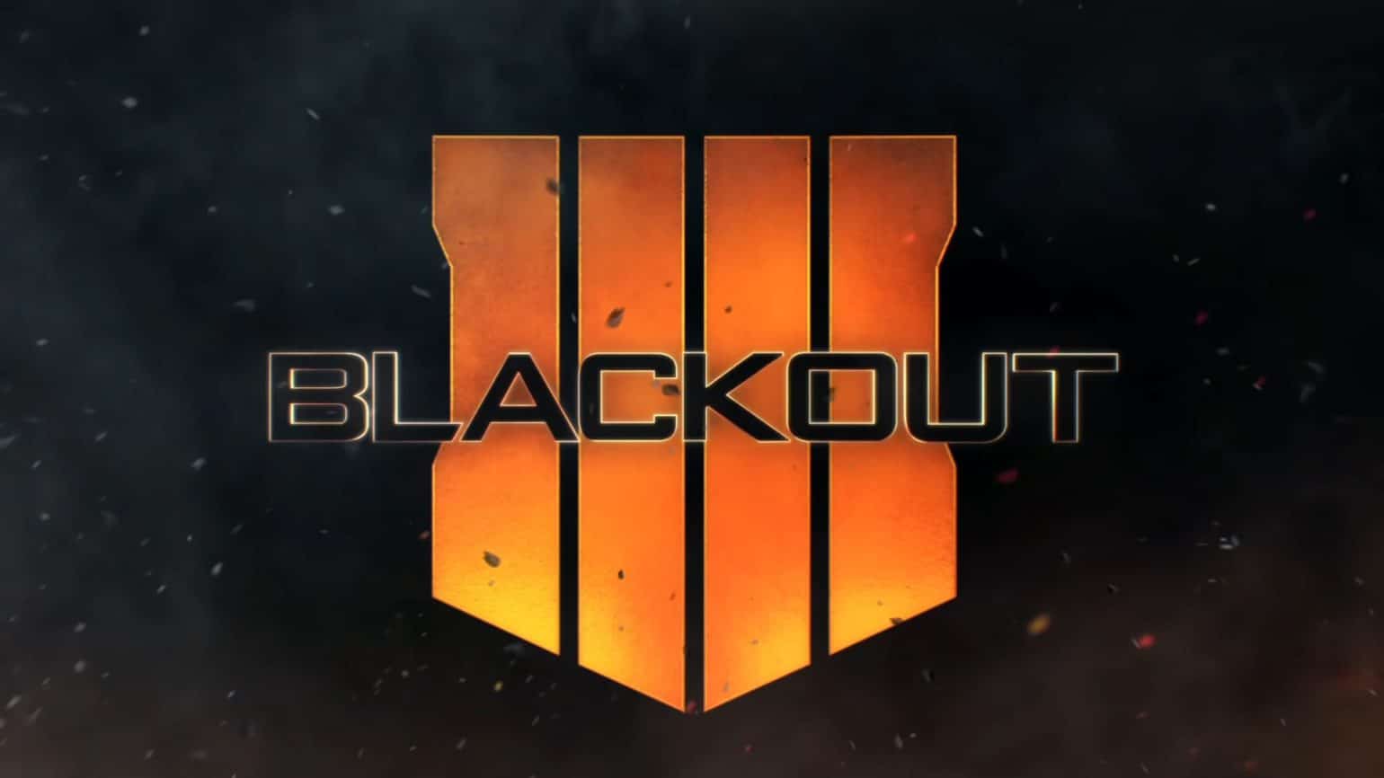 test call of duty: black ops 4 blackout titre logo