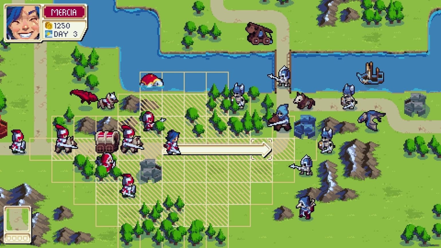 Wargroove - plaine combat