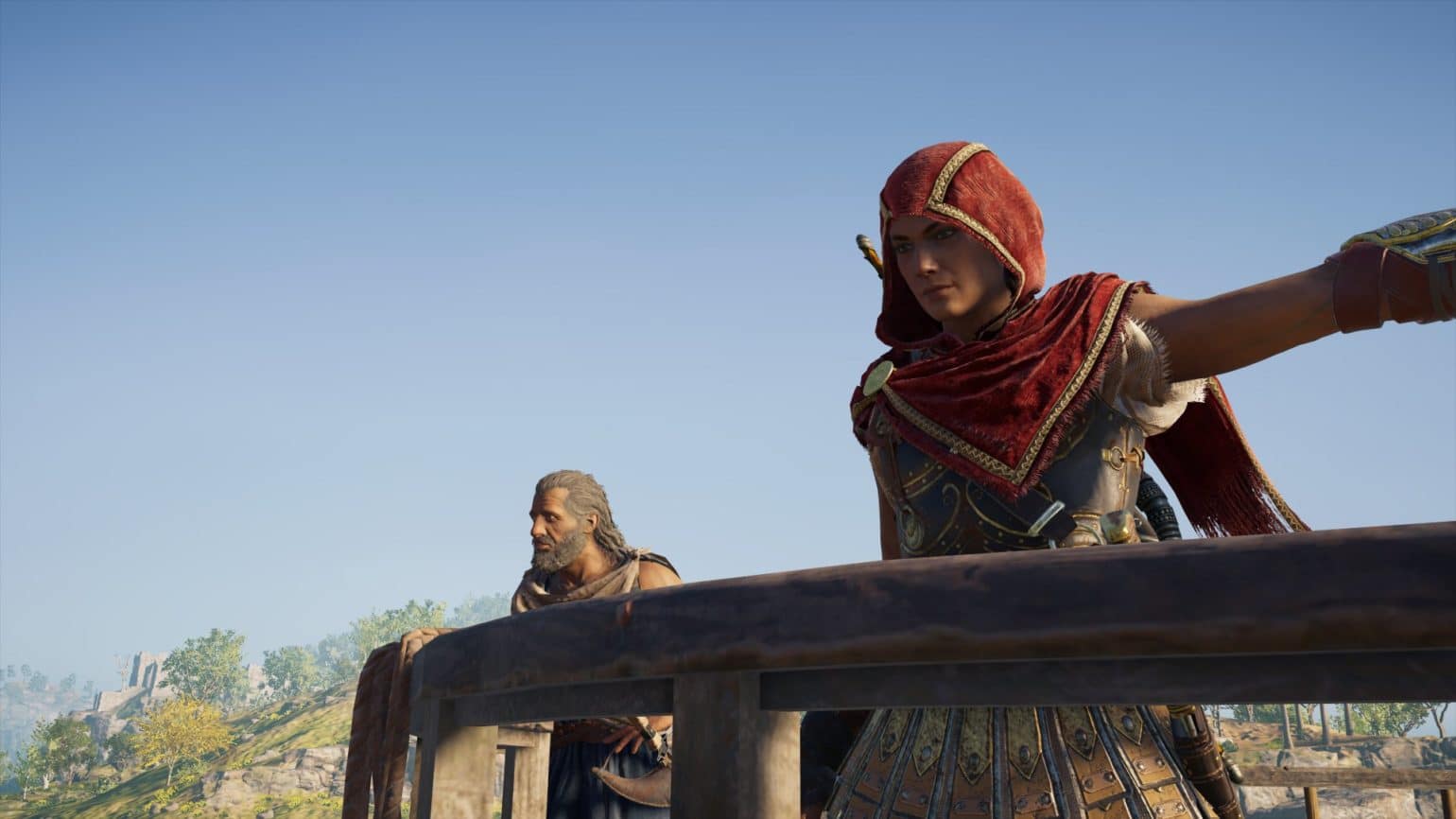 Assassin's Creed Odyssey Kassandra et Barnabas