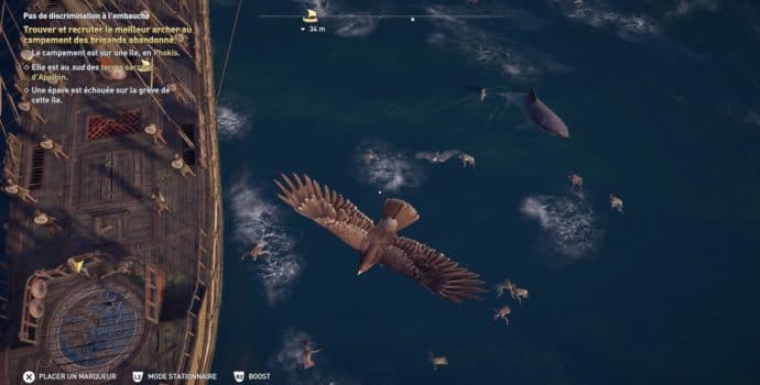 Assassin's Creed Odyssey repas pour les requins