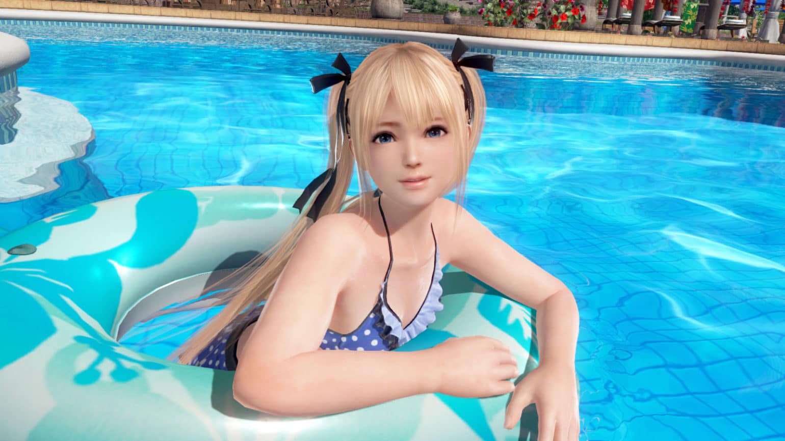 Dead or Alive 3 Xtreme: Scarlet - Blonde piscine